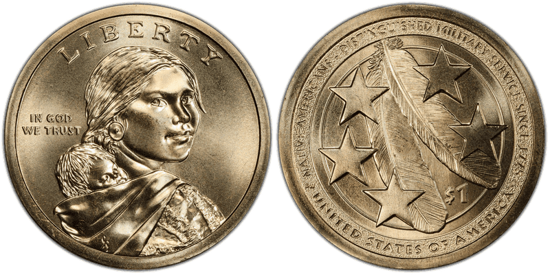 2021 (P) Native American Dollar - Position A