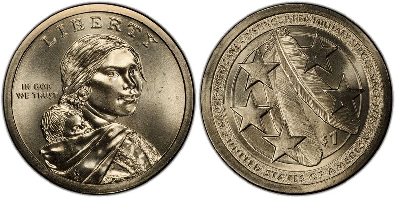 2021 (P) Native American Dollar - Position B