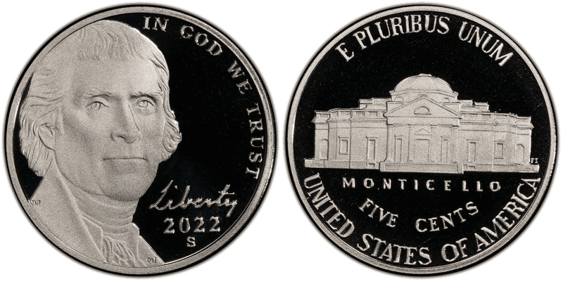 2022 (S) Proof Jefferson Nickel