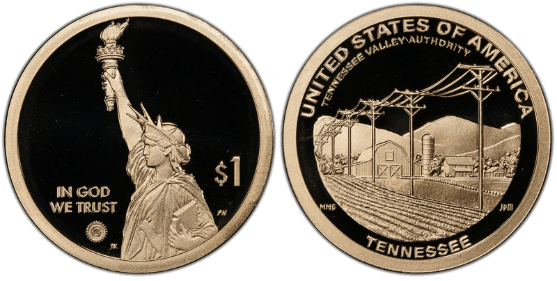 2022 (S) Proof American Innovation Dollar - Tennessee