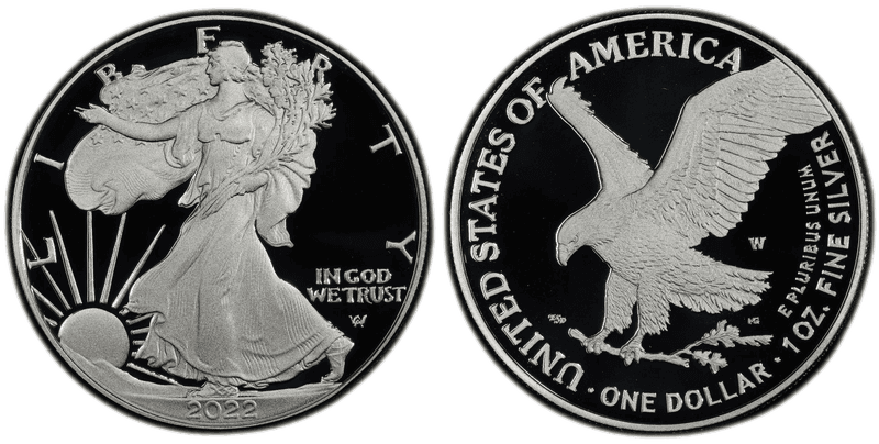 2022 (W) Proof American Silver Eagle