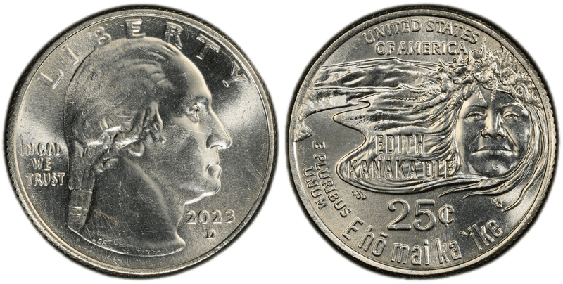 2023 (D) Edith Kanaka'ole Quarter