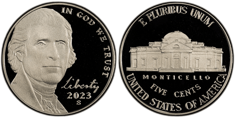 2023 (S) Proof Jefferson Nickel