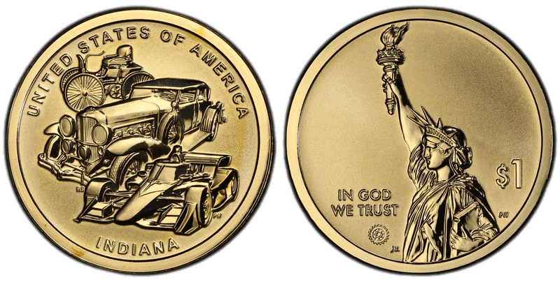 2023 (S) Reverse Proof American Innovation Dollar - Indiana