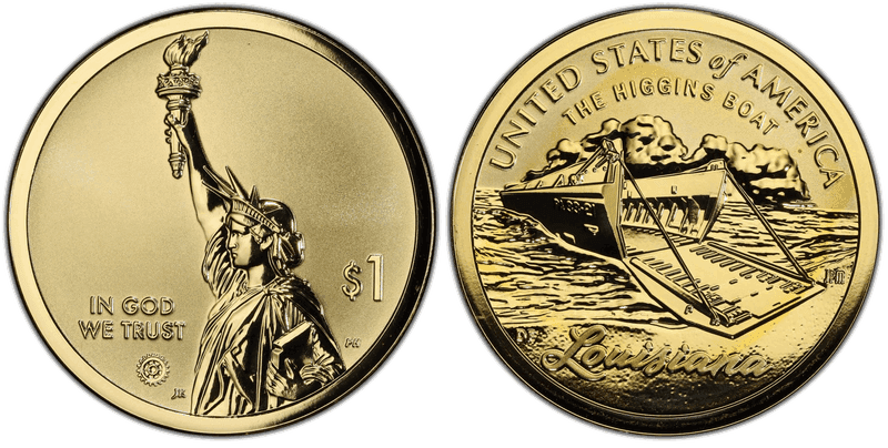 2023 (S) Reverse Proof American Innovation Dollar - Louisiana