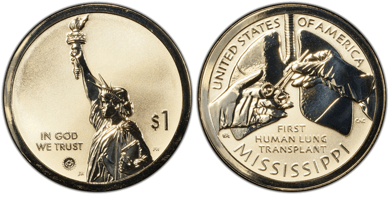 2023 (S) Reverse Proof American Innovation Dollar - Mississippi