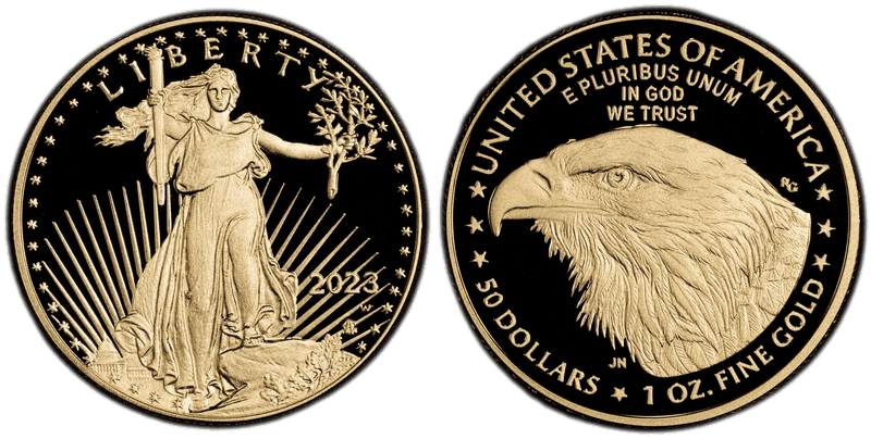 2023 (W) Proof American Eagle Fifty Dollar Gold
