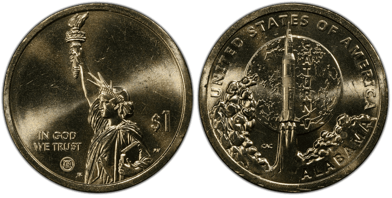 2024 (D) American Innovation Dollar - Alabama, Position B