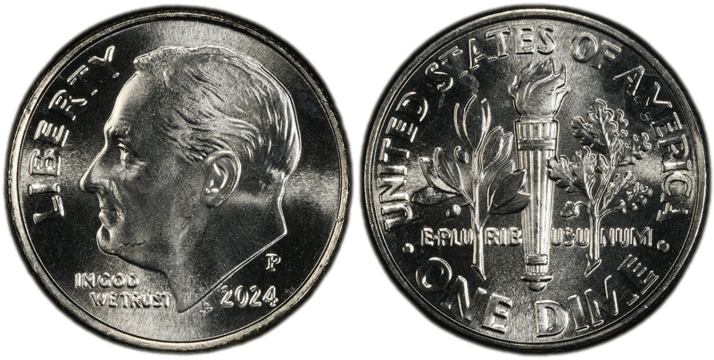 2024 (P) Dime coin