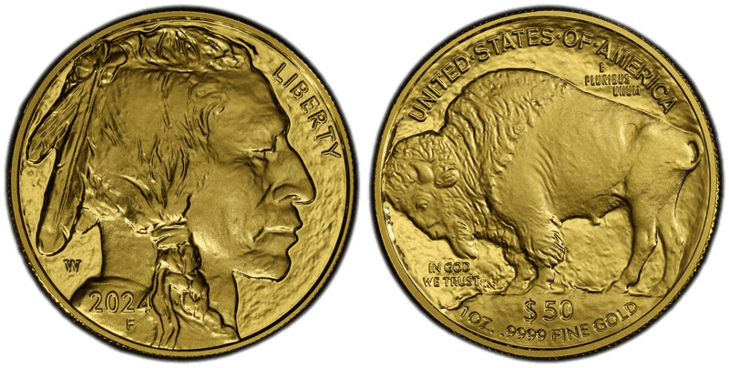 2024 (W) Proof American Buffalo.9999 Fine Gold Fifty Dollar