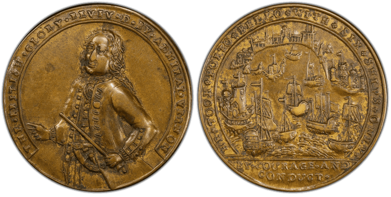 No Date Bronze Medal Admiral Vernon, A-C PBv 25-U
