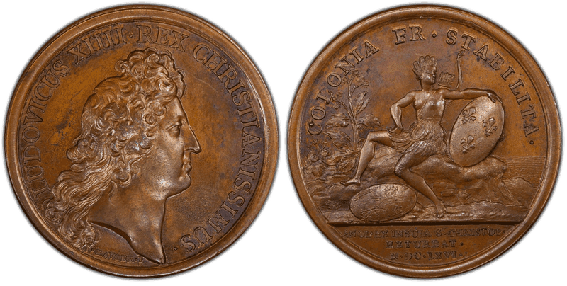 (1666) Bronze Medal Betts-42, St. Christopher