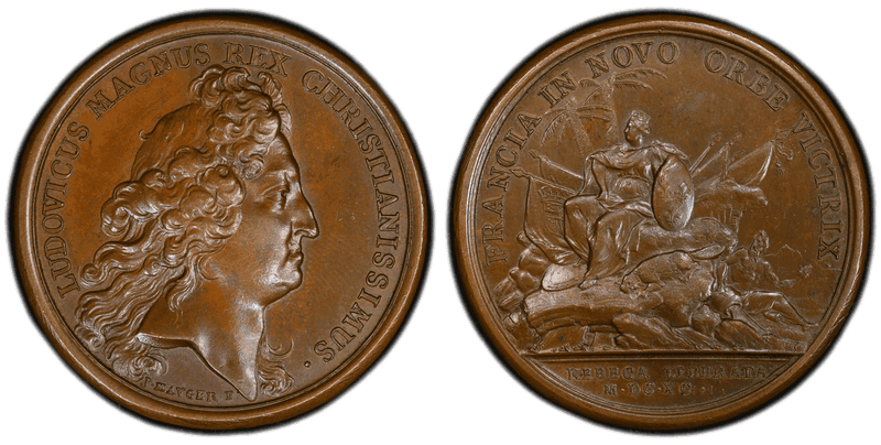 (1690) Bronze Medal Betts-69, Quebec Preserved
