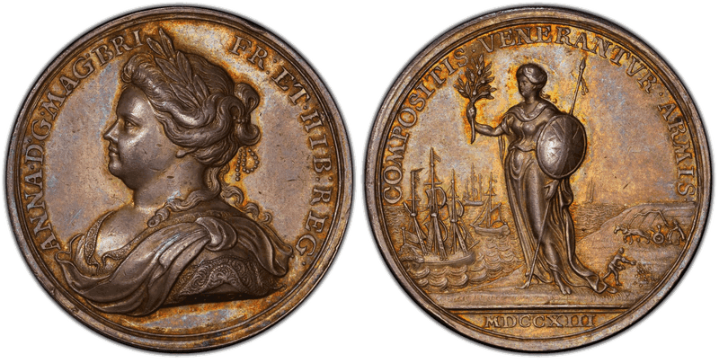 (1713) Medal MI-400/257 Treaty of Utrecht, Silver