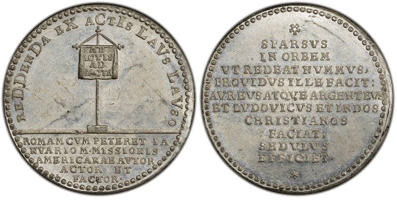 (1721) White Metal Medal Betts-141