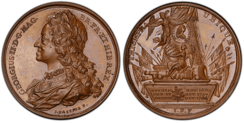 (1759) Bronze Medal Betts-427, Triumphs Everywhere