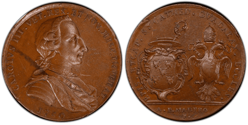 Proclamation of Charles III (1760-1763), Betts 448-506