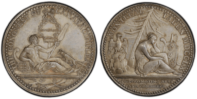 (1760) Silver Medal Betts-429, Montreal Taken