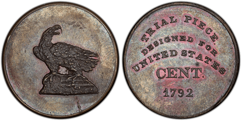 Privately-issued Patterns 1792-1938 series coin