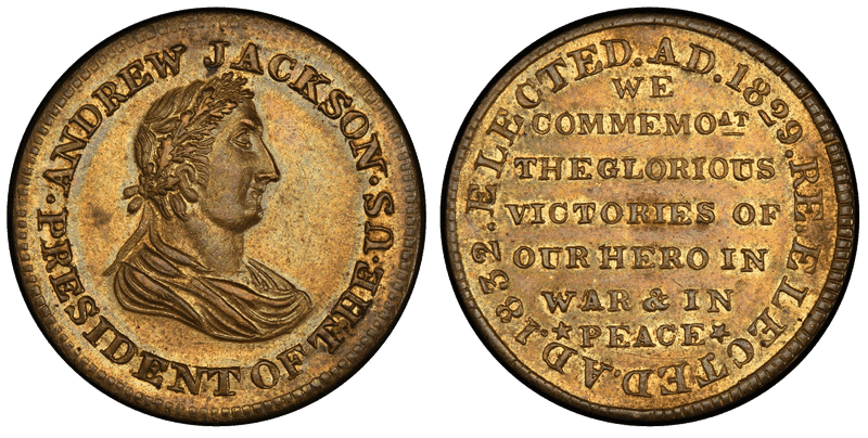 (1834) Token HT-6, Andrew Jackson