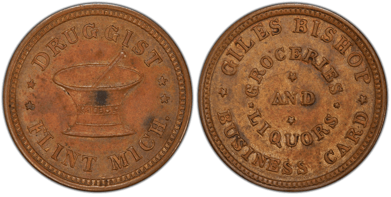 Civil War Store Cards - Michigan