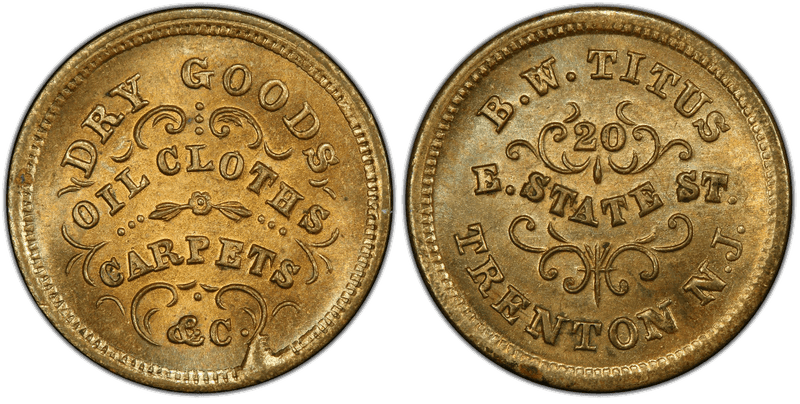 Civil War Store Cards - New Jersey