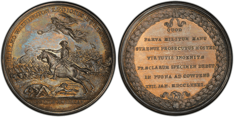 (1861) Silver Medal J-MI-8, William Washington