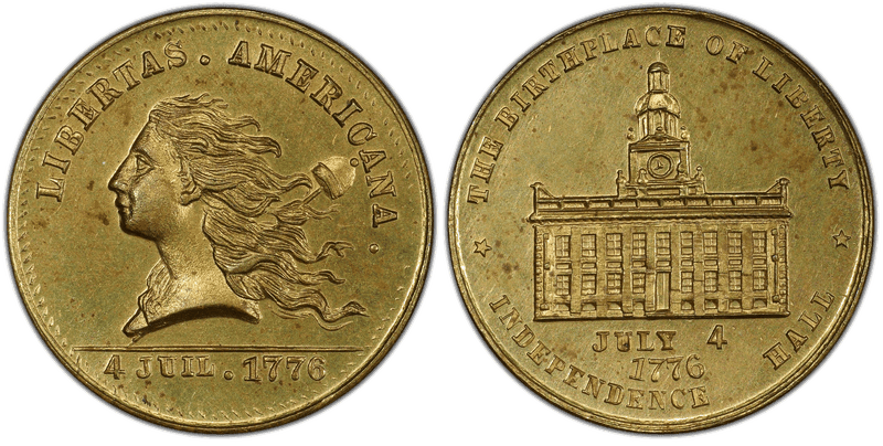 (1876) Brass Token Pa-Ph 256, Muled w/ Pa-Ph 230 Obv