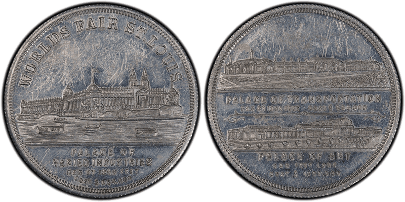 (1904) So-Called Dollar HK-321, LA Purchase Expo Varied Industries, Transportation & Art