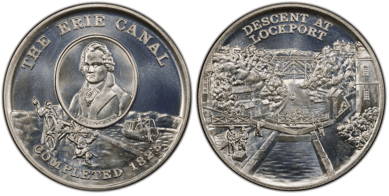 (1975) Silver So-Called Half Dollar, Erie Canal 250th Anniversary