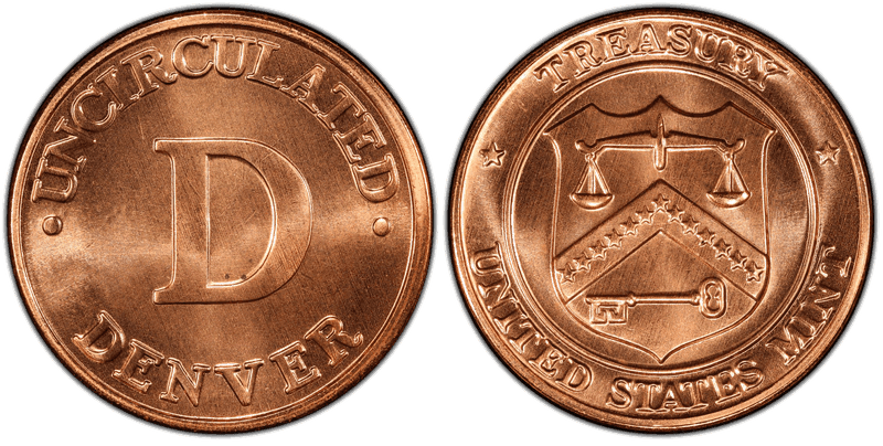 (1984-99) Token Denver Uncirculated