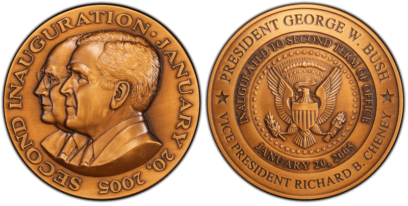 (2005) Bronze Medal Bush-Cheney 2nd Inauguration