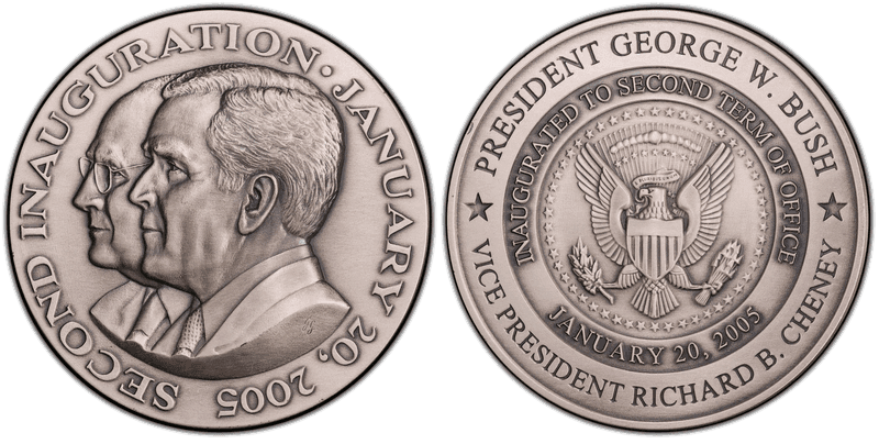 (2005) Silver Medal Bush-Cheney 2nd Inauguration