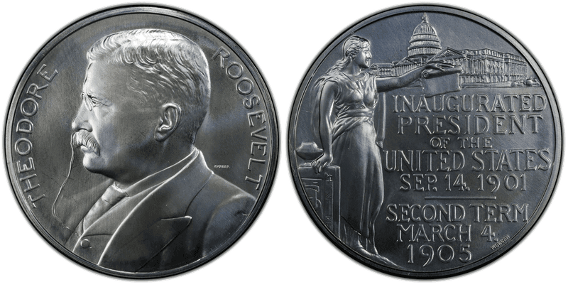 (2013) Medal Theodore Roosevelt .999 Fine Silver