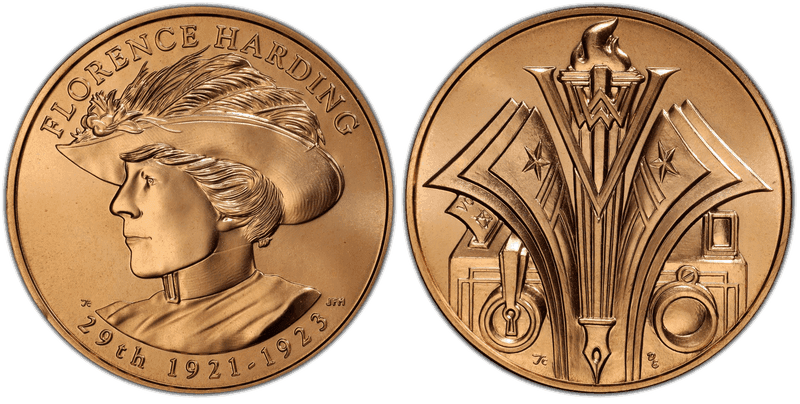 (2014) First Spouse Bronze Medal - Florence Harding