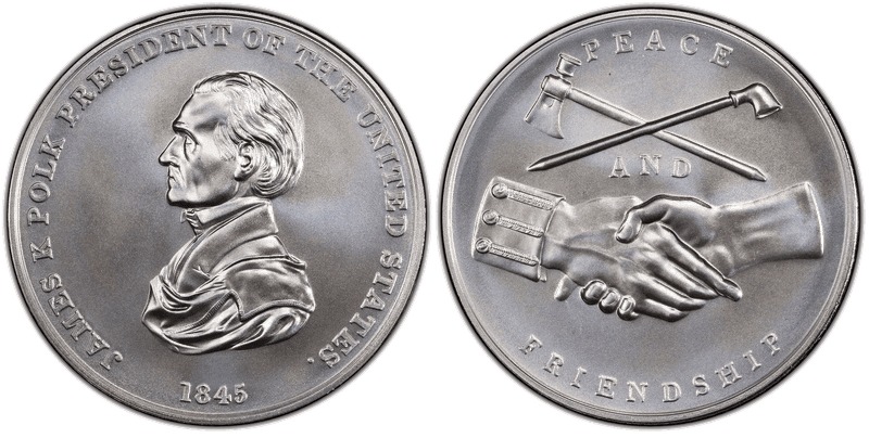 (2022) Presidential Silver Medal - James K. Polk
