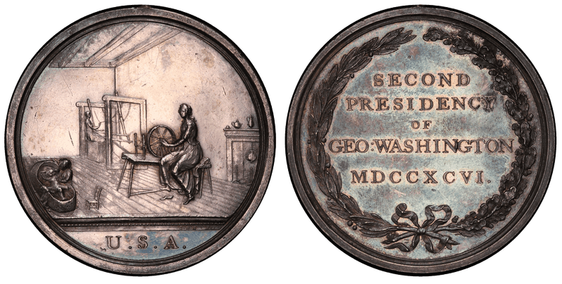 (1798) Medal J-IP-52, GW-69 Silver Mounted Season Three, The Home