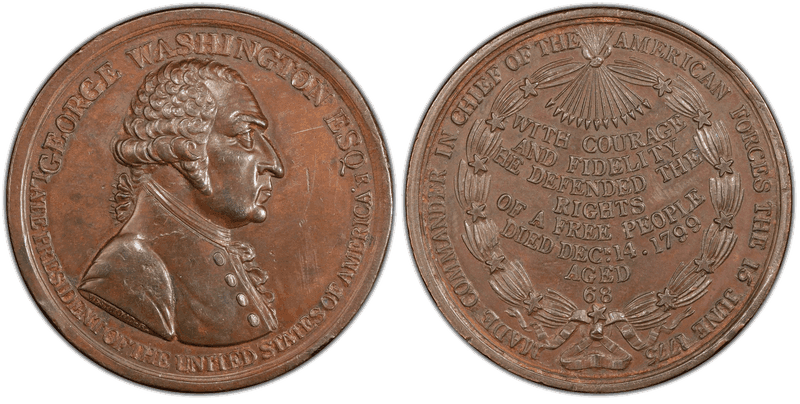 (1800) Bronze Medal GW-83, Westwood Medal, 2nd Rev
