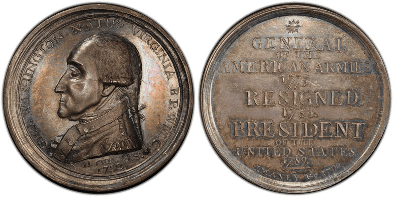 (c.1858) Silver Medal GW-11, 2nd Obv The Manly Medal