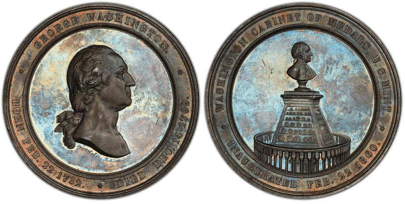 (1860) Medal GW-241, J-MT-23 Silver U.S. Mint Cabinet
