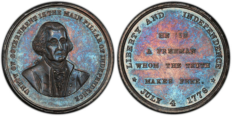 (1861) Silver Medal GW-432, Unity of Government