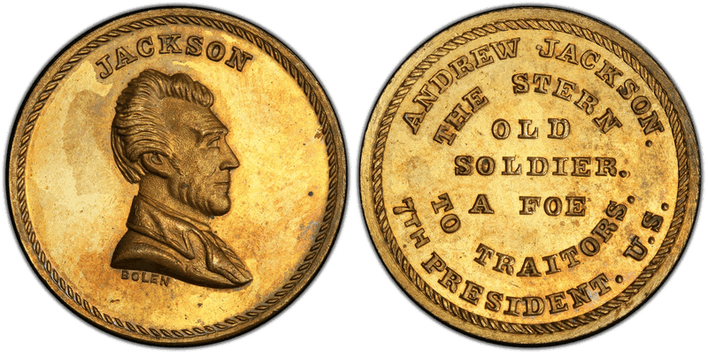 (c.1867 Medal JAB-27 Brass Jackson-Old Soldier