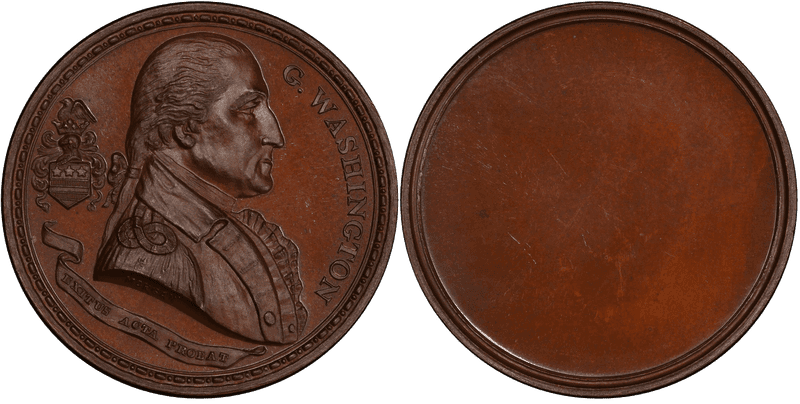 (1883) Bronze Medal GW-1008A, George Washington