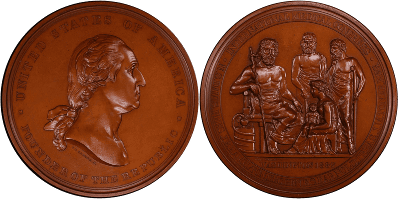 (1887) Bronze Medal GW-1038, Int. Medical Congress