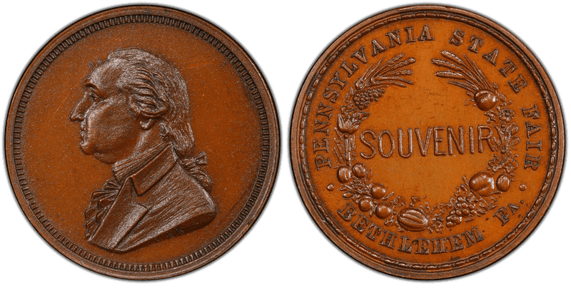 (1889) Bronze Medal GW-1034, PA State Fair