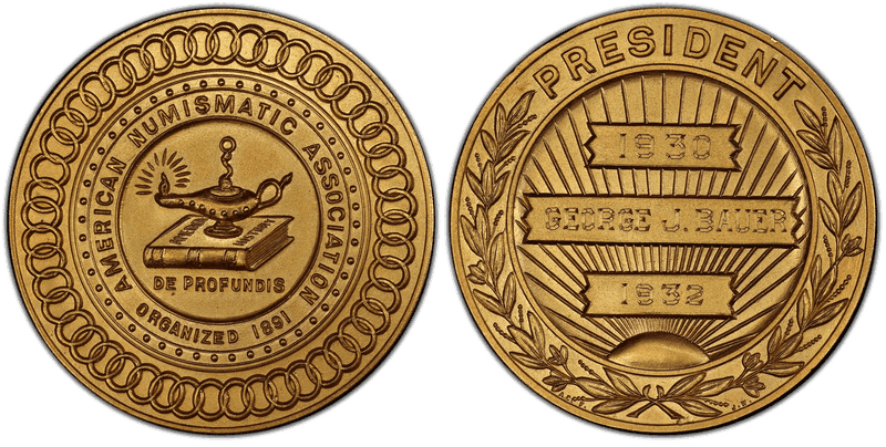 (c.1947) Medal ANA President's Medal Gold
