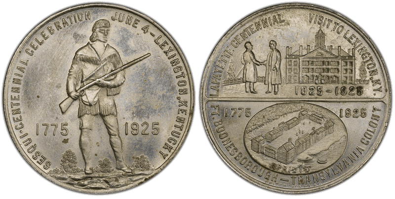(1947) Nickel-Brass So-Called Half Dollar, Daniel Boone-Lexington