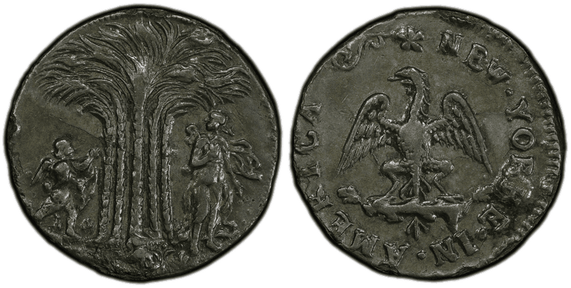 (ca. 1670) Token New Yorke in America Pewter
