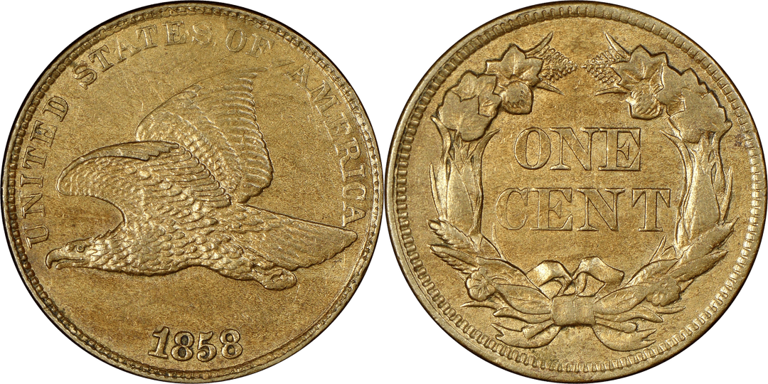 1858 Flying Eagle Cent - Small Letters
