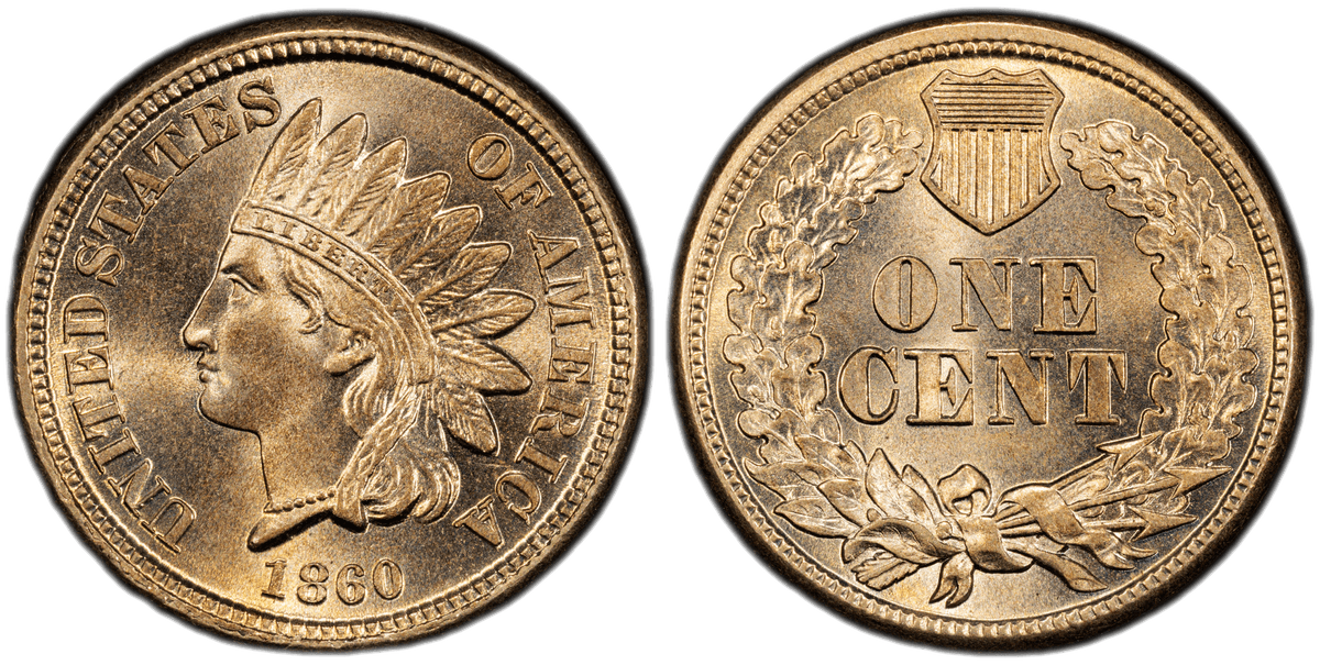 1860 Indian Head Cent